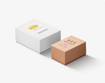 Картинка дві коробки сірого та білого кольору